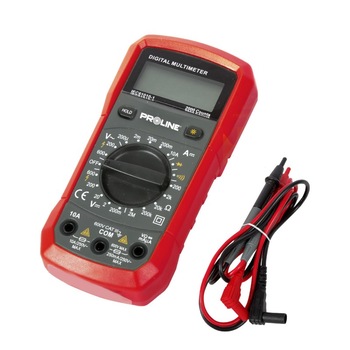 Multimetru digital Proline, 0-600V, 0-10A, 0-2KOHM Multimetru digital Proline, 0-600V, 0-10A, 0-2KOHM