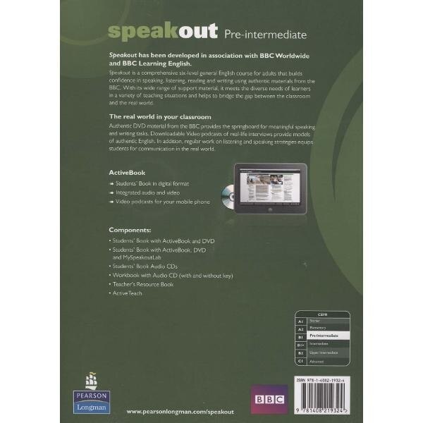 and　Students　Pre-Intermediate　Speakout　Book　Book　DVD/Active