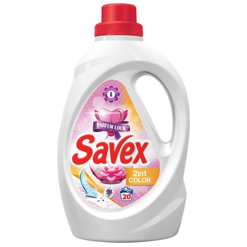Detergent Automat Savex Powerzyme 2In1, Color, 1.3 L Detergent Automat Savex Powerzyme 2In1, Color, 1.3 L