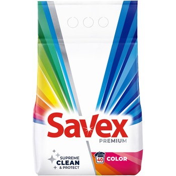 Detergent de rufe automat Savex Premium Color, 40 spalari, 4kg