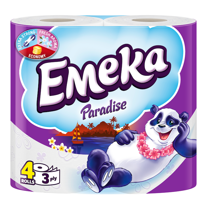 Hartie Igienica Emeka Paradise 4 Role