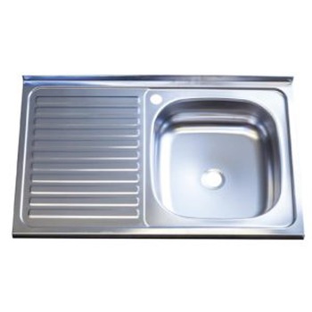 Chiuveta inox Premium pentru masca 50x80cm ,cuva pe dreapta , adancime cuva 10 cm Chiuveta inox Premium pentru masca 50x80cm ,cuva pe dreapta , adancime cuva 10 cm