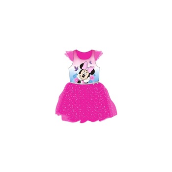 Rochie roz, tutu, Minnie cu fluturasi Rochie roz, tutu, Minnie cu fluturasi