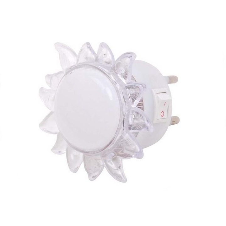 Нощна LED лампа за контакт 220V 0,4W