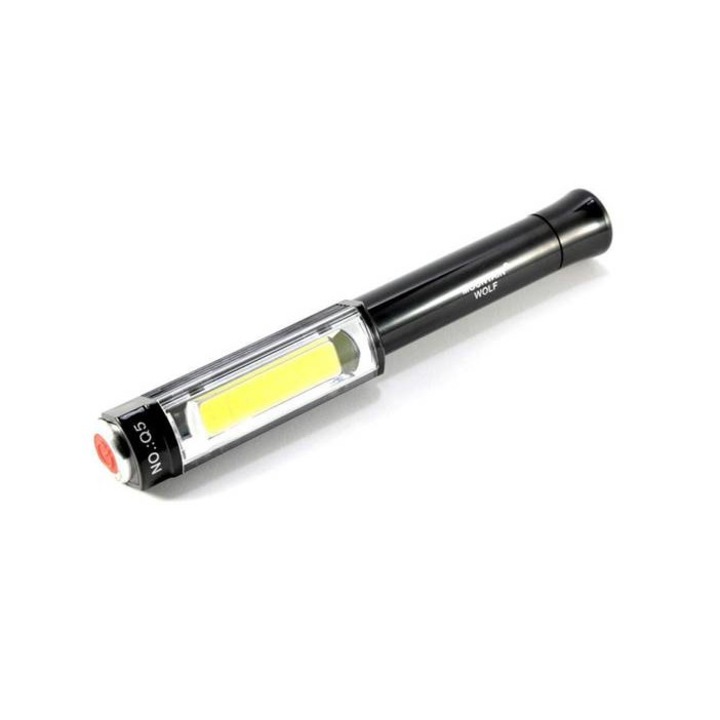 LED фенер с 3 режима и магнит 3xAAA 1,5V 10W