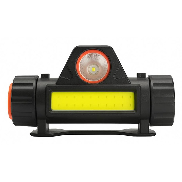 LED фенер за глава, Влагоустойчив, Акумулаторен, 2x5W