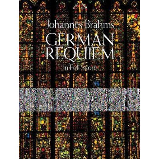German Requiem in Full Score, Johannes Brahms