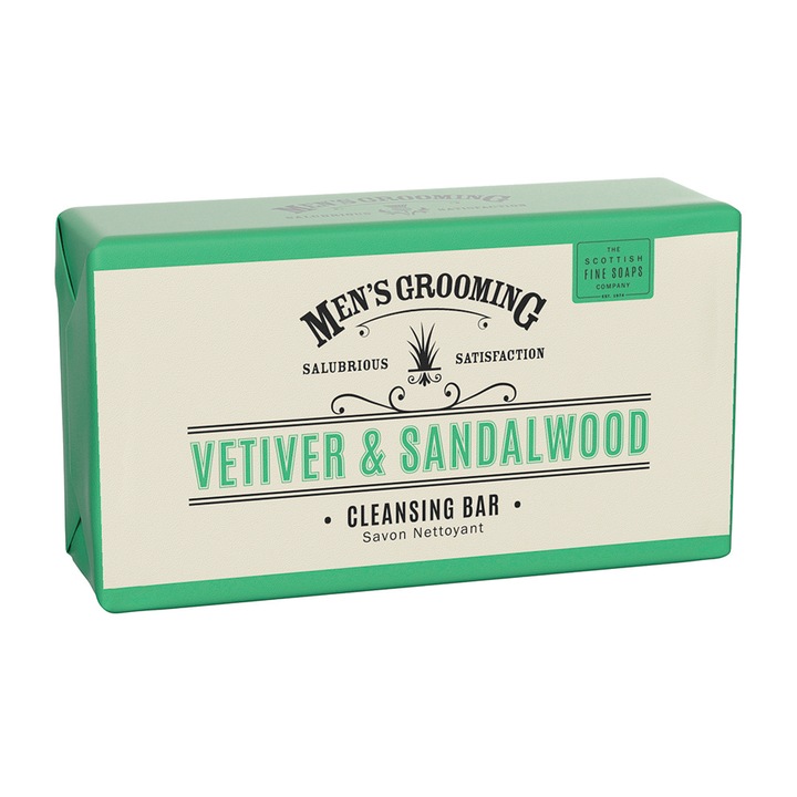 Луксозен сапун Scottish Fine Soaps Ветивер и Сандалово дърво, 220g
