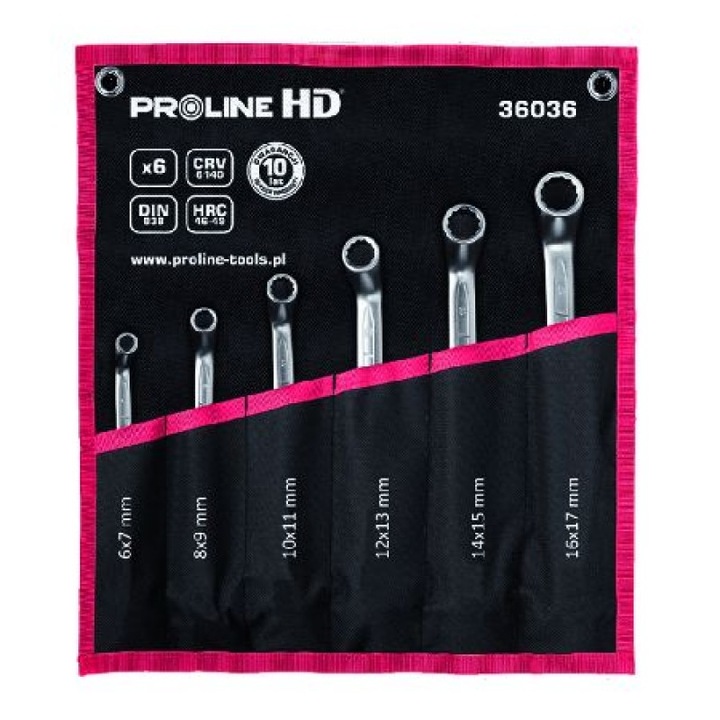 Set Chei Inelare Cotite Cr-Va Hd 6-22Mm - 8P