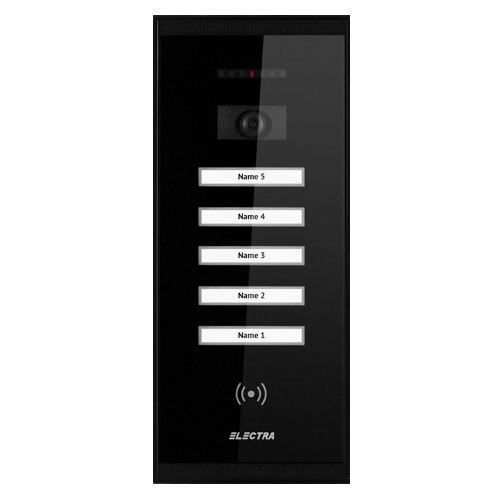 Panou exterior video SMART pentru 5 Familii - ELECTRA