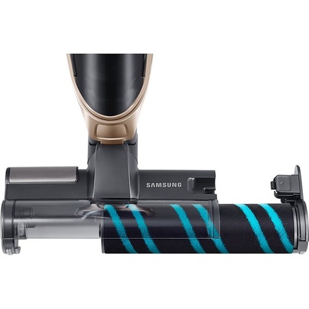 Aspirator vertical Samsung VS03R6523J1/GE, 21.6 V, Cyclone Force, Perie Soft Action, Auriu