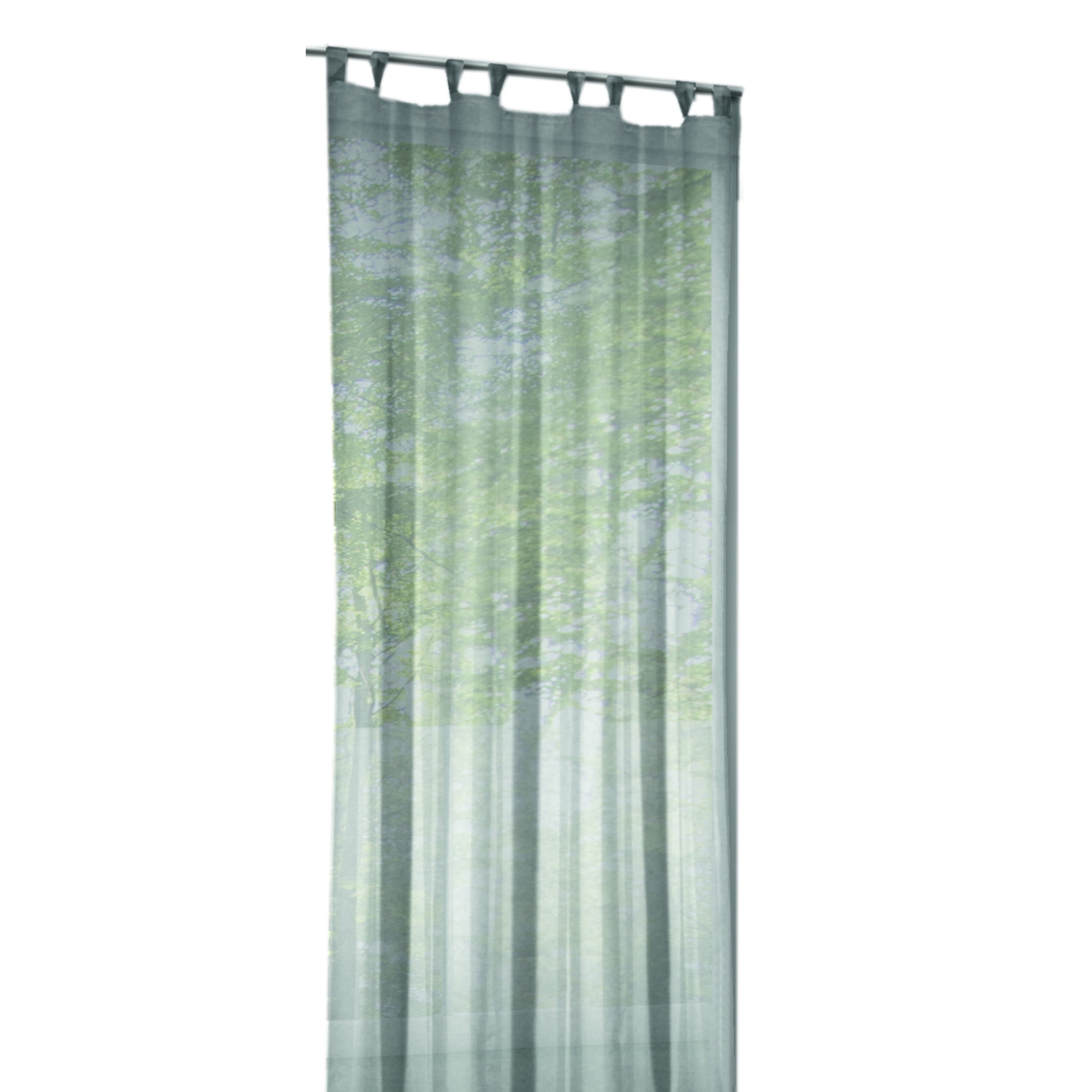 Perdea cu bride Bert argintiu 235x135