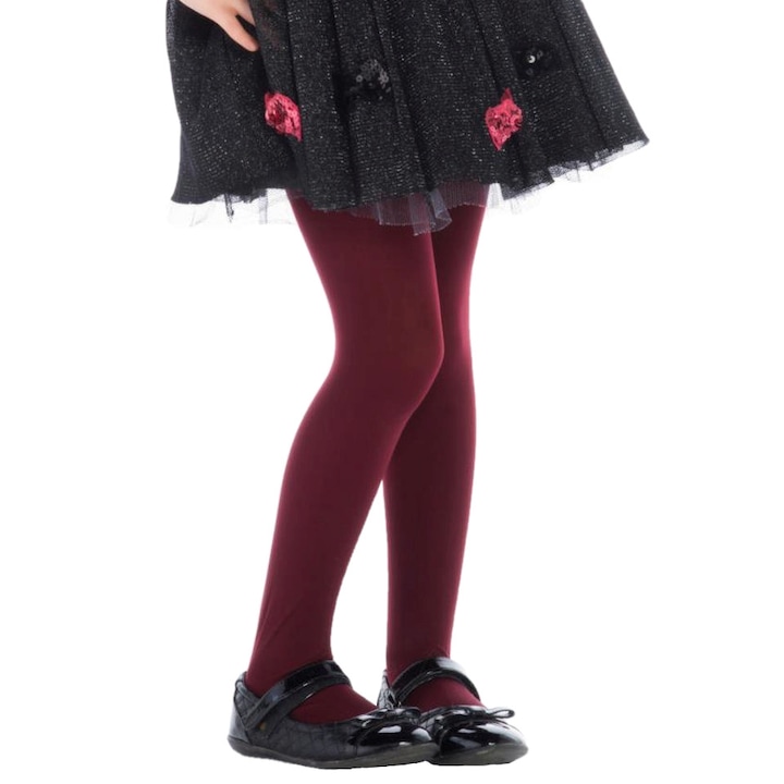 Детски чорапогащник Гребенчета Mikro 40D изчистен, Бордо