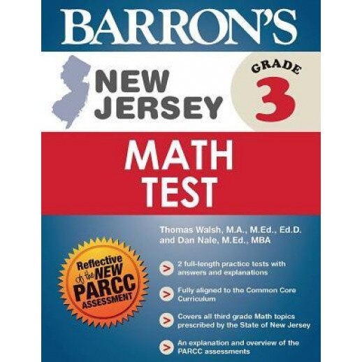 Barron's New Jersey Grade 3 Math Test, Tom Walsh (Author)