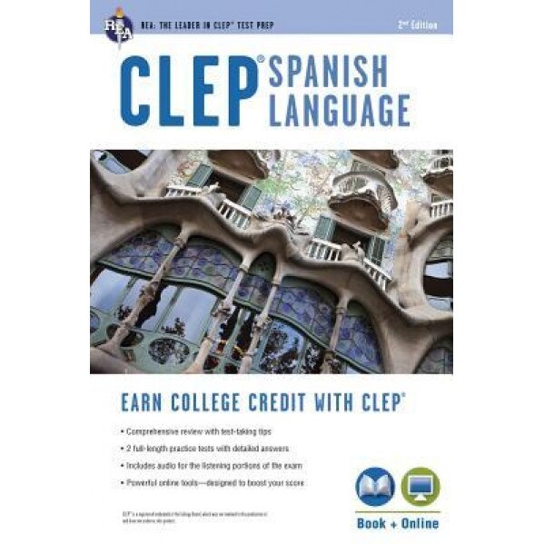 CLEP Spanish with Integrated Audio Online Practice Tests, 2nd Edition, Lisa J. Goldman (Author)