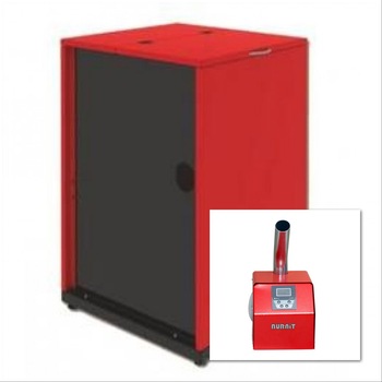 Pachet transformare centrala lemne Arzator cu peleti Burnit PELL ECO 35 Kw, snec de alimentare, senzori pentru cazan, boiler si puffer, flansa de montaj si buncar de peleti 280 kg Pachet transformare centrala lemne Arzator cu peleti Burnit PELL ECO 35 Kw, snec de alimentare, senzori pentru cazan, boiler si puffer, flansa de montaj si buncar de peleti 280 kg