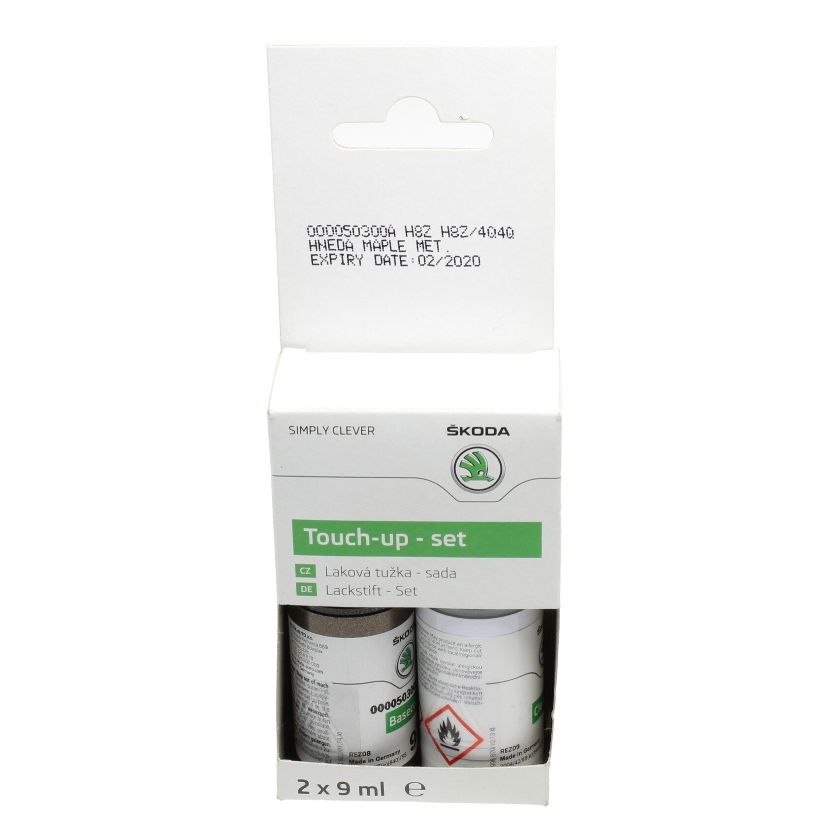 Kit retus vopsea original Skoda - Alb / Moon White pearl effect - S9R / 2Y2Y