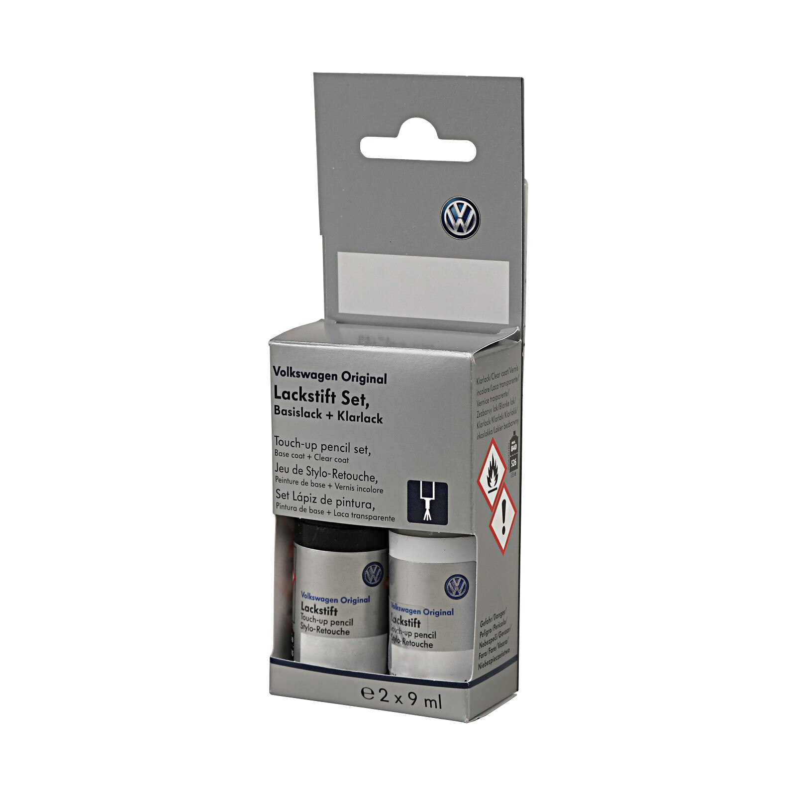 Kit retus vopsea original Volkswagen - Argintiu - Blue Silver metallic - B5S / 5A