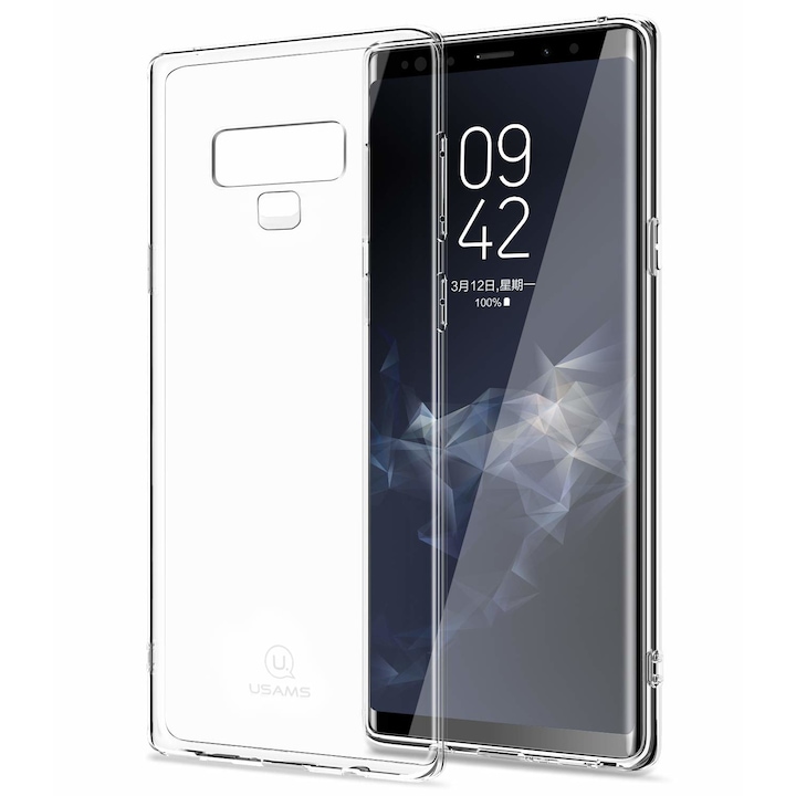 Ултра тънък силиконов гръб за Samsung N960 Galaxy Note 9, Прозрачен
