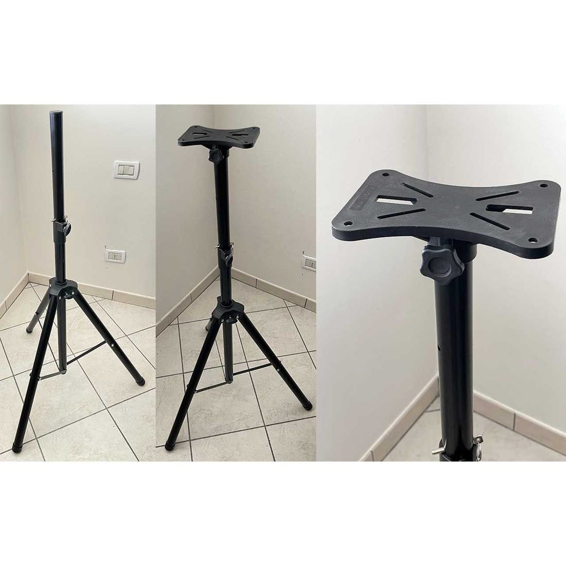 Метална стойка за тонколона SPS-502m, 30kg, 1m-1,7m - eMAG.bg
