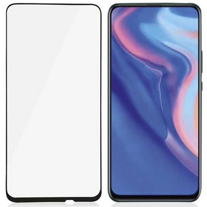 9D Full Glue FENiX® üvegvédő Huawei P Smart Z / Y9 Prime (2019) készülékhez, fekete