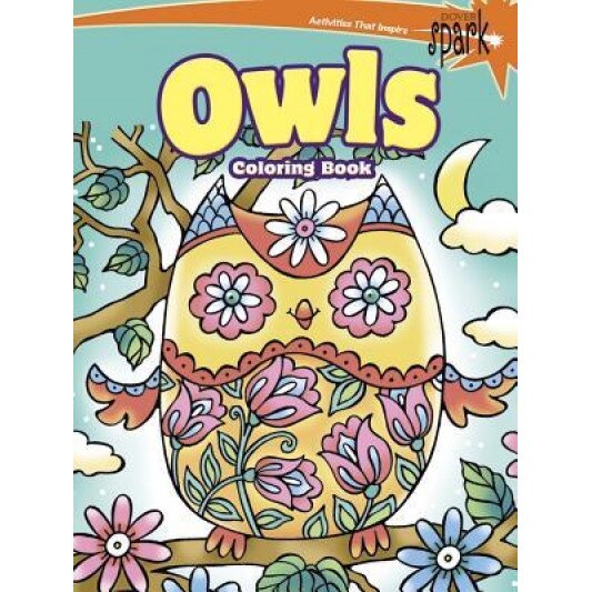 Spark Owls Coloring Book, Noelle Dahlen (Author)