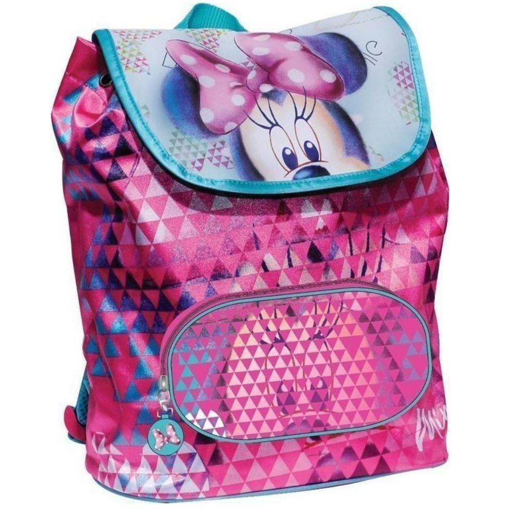 Ghiozdan Minnie Mouse roz pentru fete de gradinita sau scoala , ATS , 2 barete ajustabile