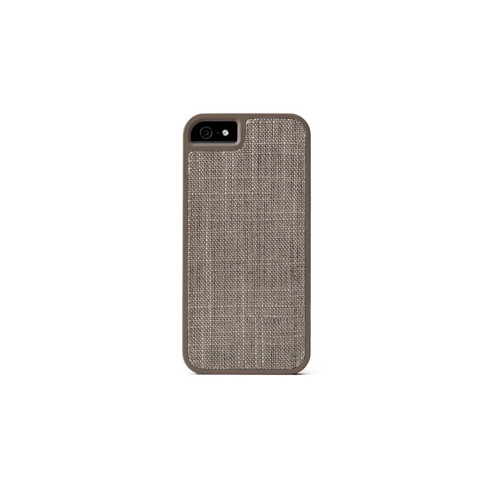 Husa pentru iPhone 5/5S booq Fibre Snapcase Sand maro