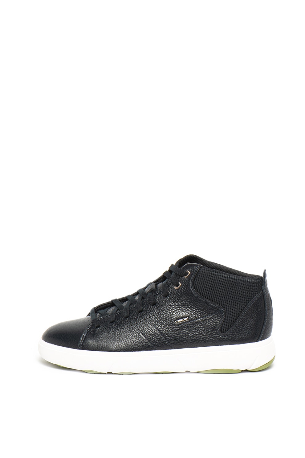 Geox, Pantofi sport de piele, cu insertii textile Nebula