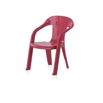 Scaun copii din plastic roz inchis , pentru gradina , terasa , plaja , gradinita , interior sau exterior , ATS Scaun copii din plastic roz inchis , pentru gradina , terasa , plaja , gradinita , interior sau exterior , ATS