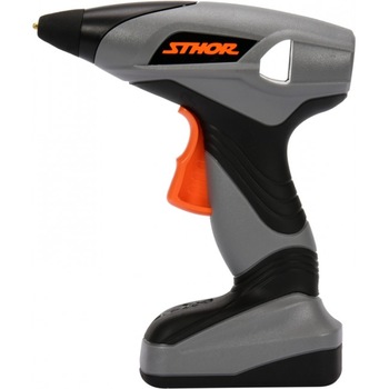 Pistol de lipit cu acumulator 7.2V 25W si 3 batoane de silicon Sthor 78154 Pistol de lipit cu acumulator 7.2V 25W si 3 batoane de silicon Sthor 78154