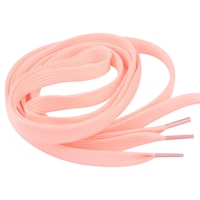 Sireturi fosforescente model sport, lumineaza noaptea, 1 pereche, lungime 100 cm, material textil, roz