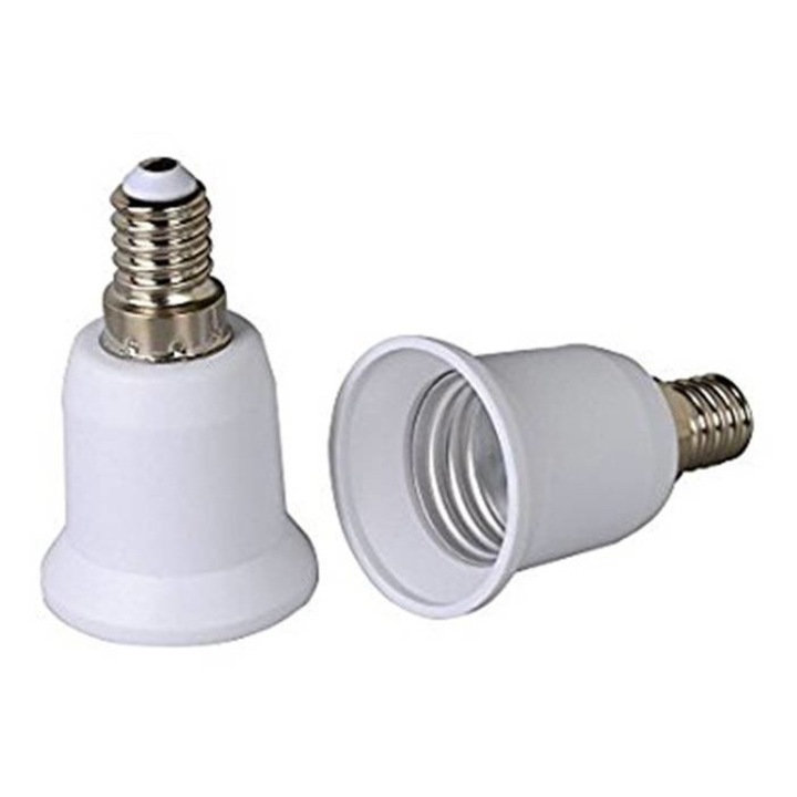 Adaptor priza de la E14 la E27