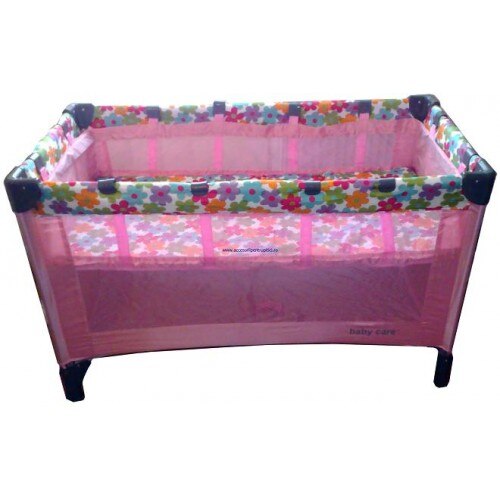 Patut pliabil pentru copii BABY CARE FG 396R, Multicolor