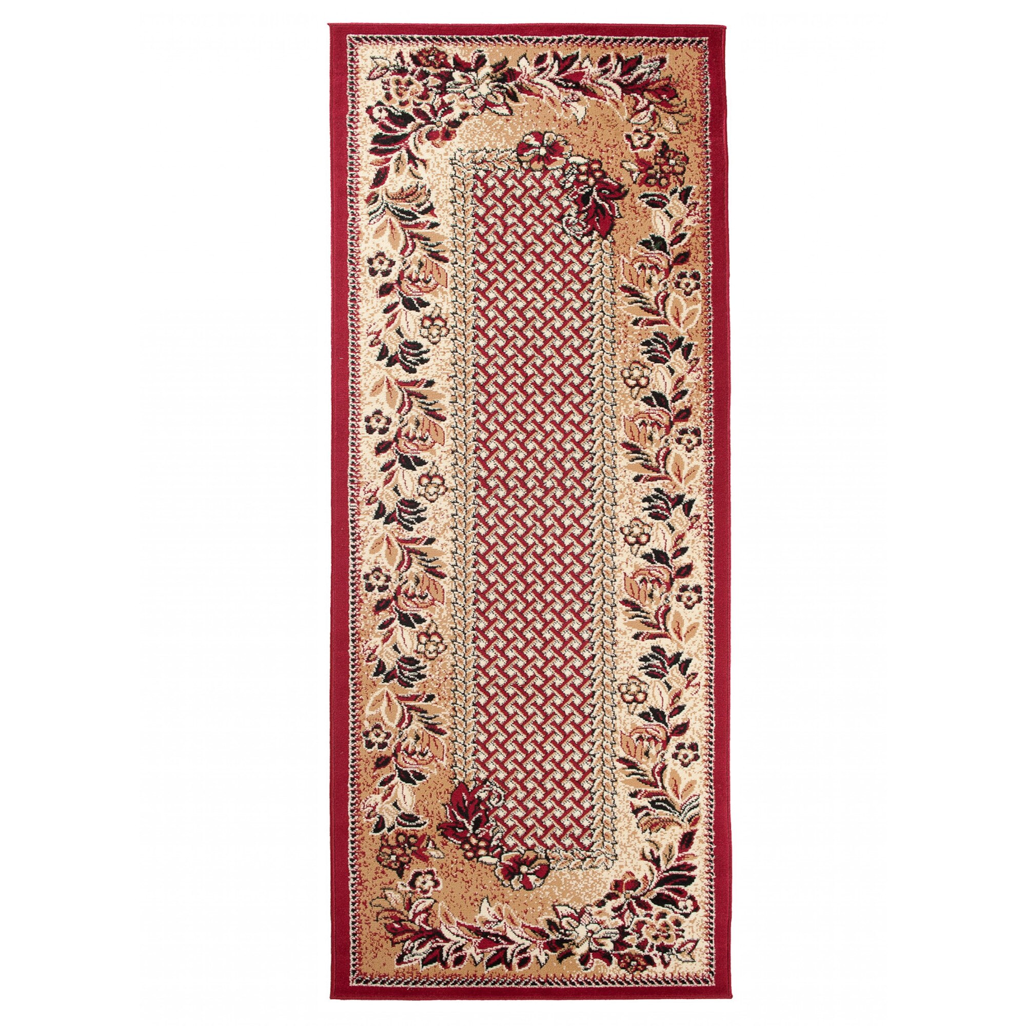 Covor Atlas PP Short Pile Traditional Ornamental 7192B bej 100x250