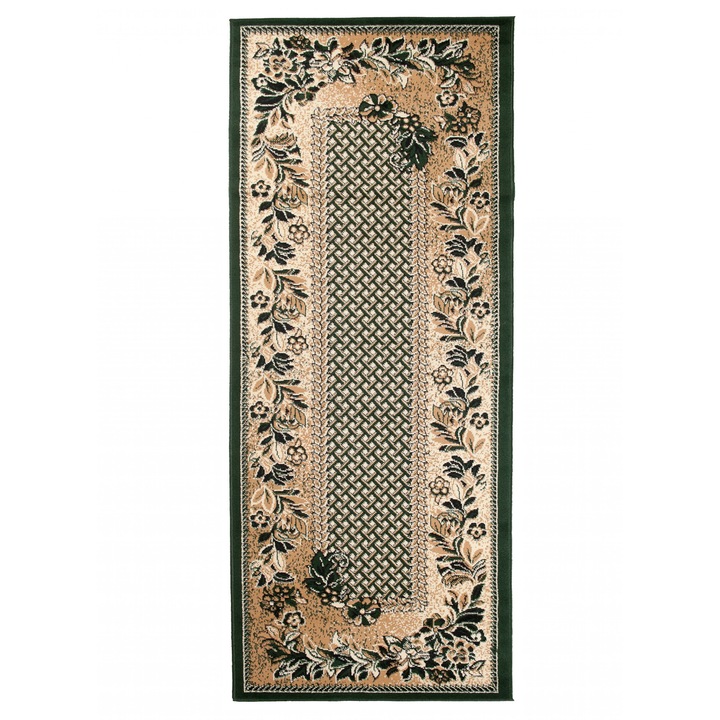 Covor Atlas PP Short Pile Traditional Ornamental 7192C verde 70x250