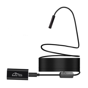 Camera inspectie endoscop Media-Tech MT4099, 5 m, 6 led-uri, conexiune Wi-Fi pentru Android sau PC Camera inspectie endoscop Media-Tech MT4099, 5 m, 6 led-uri, conexiune Wi-Fi pentru Android sau PC