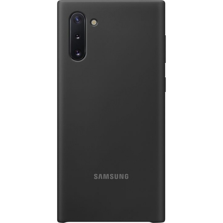 Защитен калъф Samsung Silicone Cover за Galaxy Note 10, Black