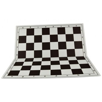 Tabla de sah pliabila PVC (alb-maro) 57 mm Tabla de sah pliabila PVC (alb-maro) 57 mm