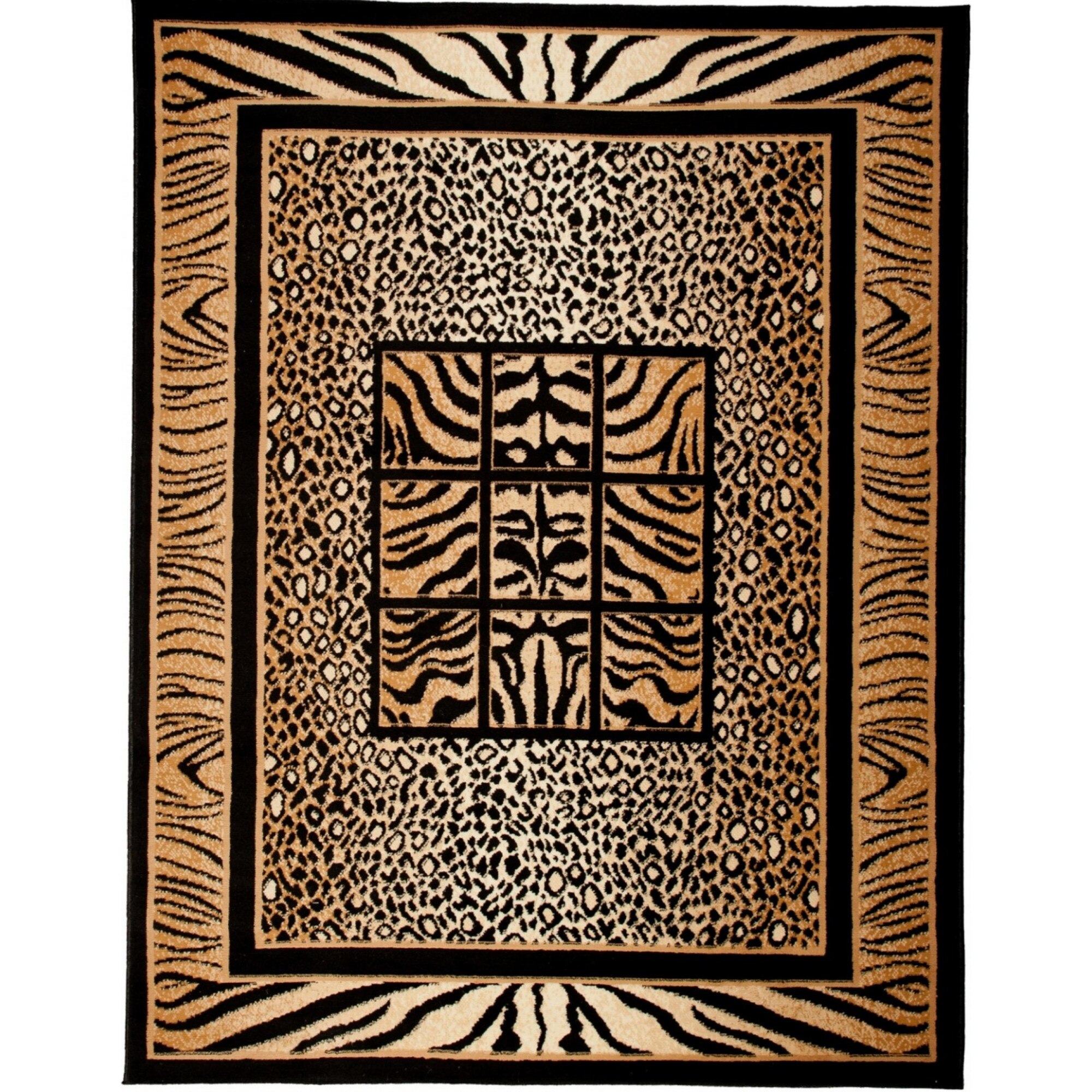 Covor Atlas PP Chemex 6600A negru 300x400