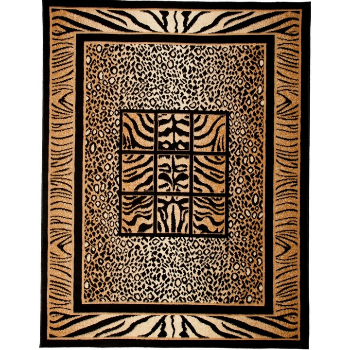 Covor Atlas PP Chemex 6600A negru 300x400