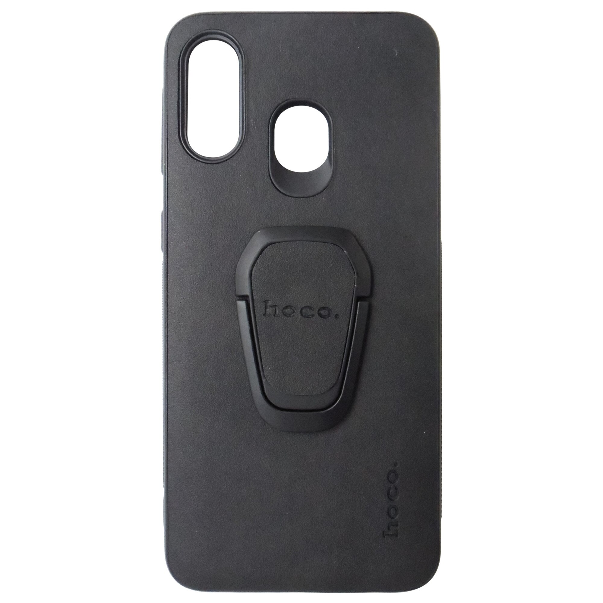 Husa Hoco tip capac silicon cu inel neagra pentru Samsung Galaxy A40 (SM-A405F)