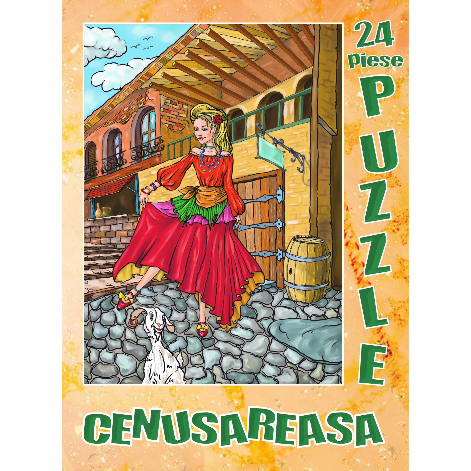 Joc puzzle 24 piese, Cenusareasa, Delmos Exim