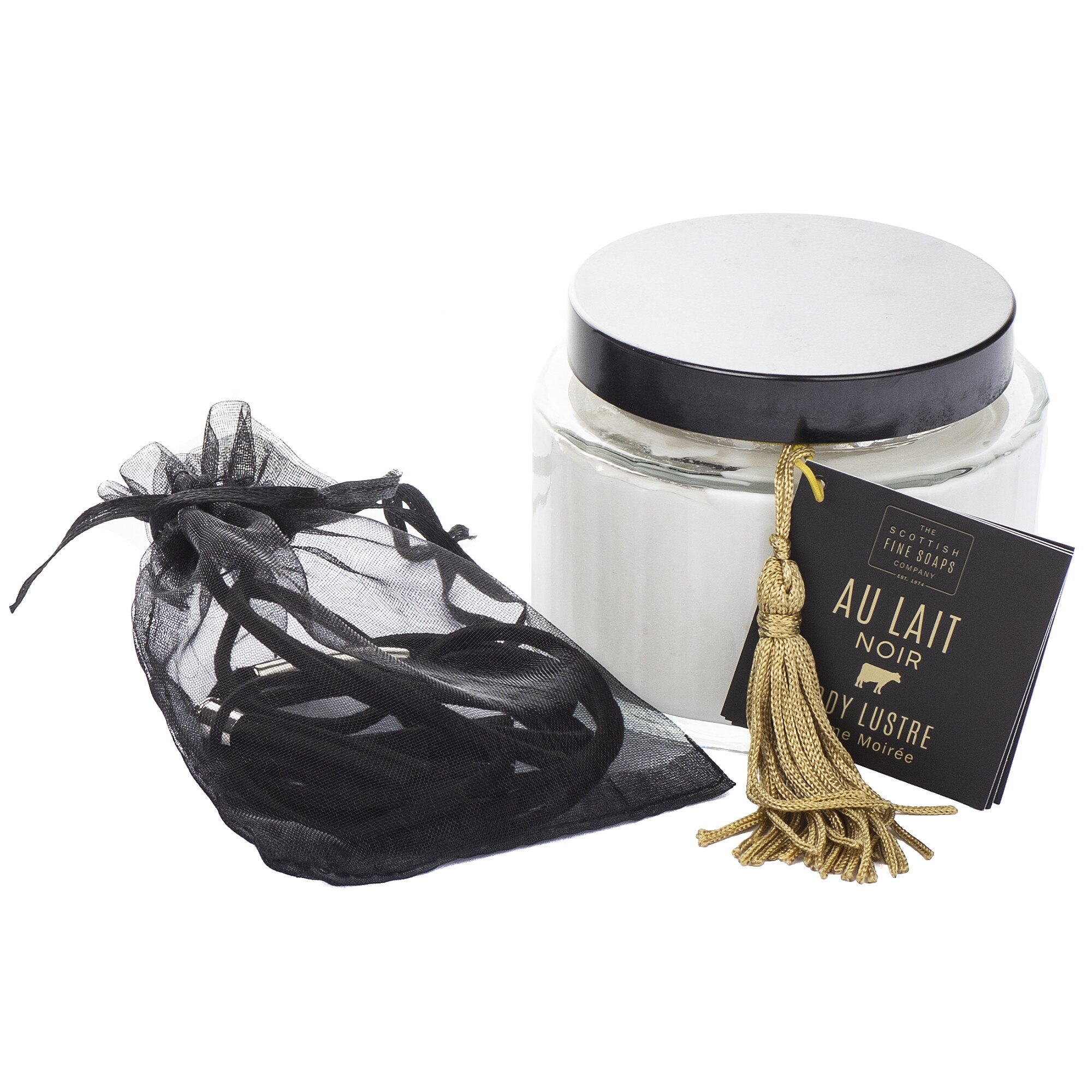 Set cadou, Body Lustre, Unt de corp 150 g, Scottish Fine Soaps, plus Choker Cadou
