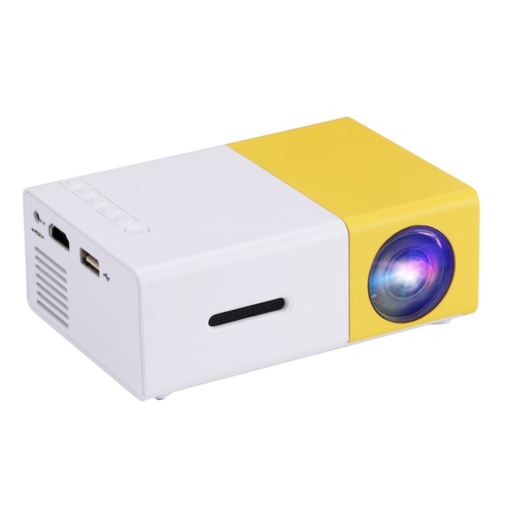 LED видео проектор, Home cinema, Full HD, HDMI, USB, AV, Слот за SD карта