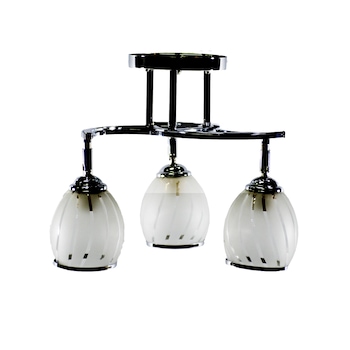 Lustra brate reglabile 71376-3, 3 x E 27, 40 W, 220 V, Metal / Sticla Lustra brate reglabile 71376-3, 3 x E 27, 40 W, 220 V, Metal / Sticla
