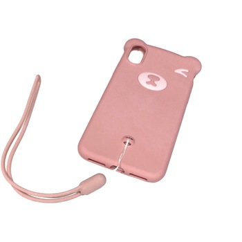 Husa pentru Apple iPhone X / XS MyStyle®, Pink Bear Husa pentru Apple iPhone X / XS MyStyle®, Pink Bear