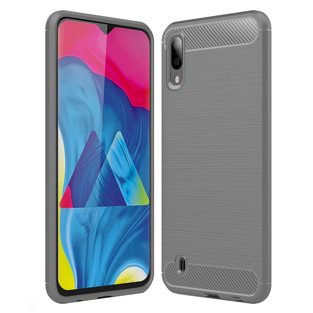 Husa Samsung Galaxy A10, Slim Armor Carbon, carcasa spate Antisoc, Gri