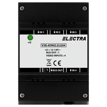 Doza selectie video, 4 intrari video SMART - ELECTRA, VSB.4DN02.ELG04 Doza selectie video, 4 intrari video SMART - ELECTRA, VSB.4DN02.ELG04