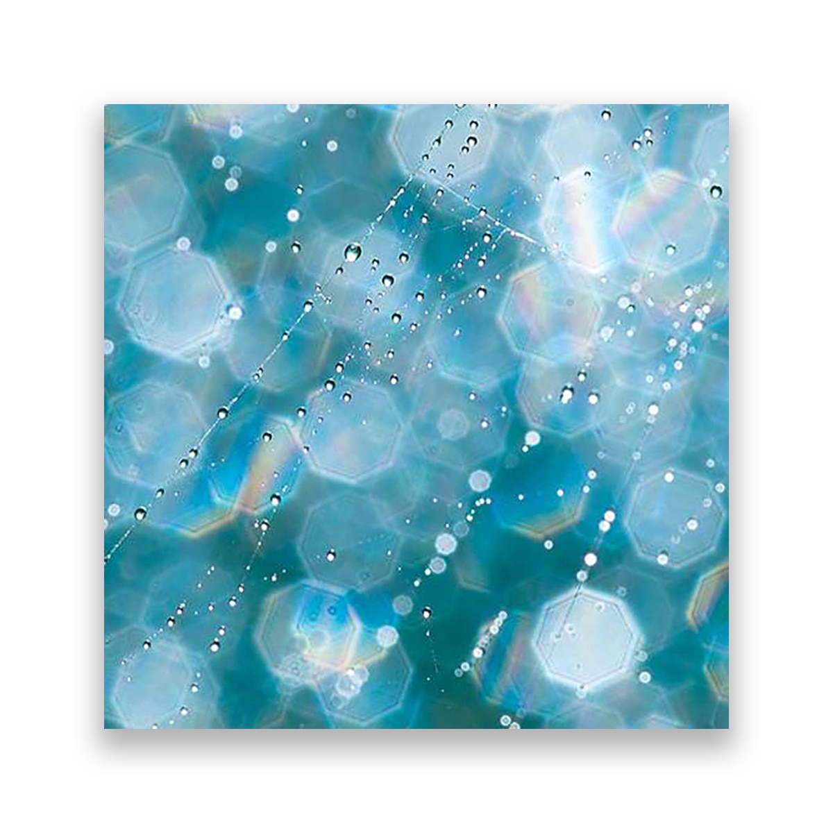Tablou Canvas - Apa, Picaturi, Soare, Abstract, 60 x 60 cm